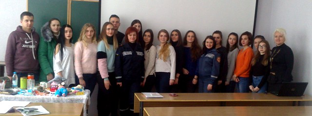 Психологи першого року підготовки підчас ознайомлювальної практики